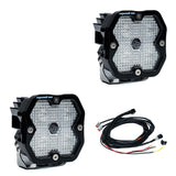 Squadron 2.0 Sport Black LED Auxiliary Light Pod Pair Work/Scene Clear Yes 55-7806-2