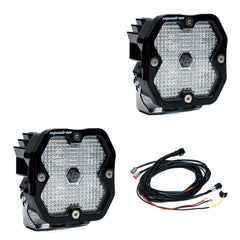 Squadron 2.0 Sport Black LED Auxiliary Light Pod Pair Work/Scene Clear Yes 55-7806-2