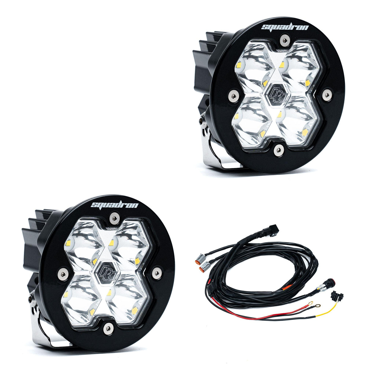 Squadron-R 2.0 Sport Black LED Auxiliary Light Pod Pair Spot Clear Yes 58-7801-2