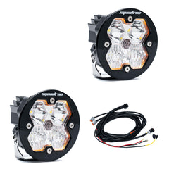 Squadron-R 2.0 Sport Black LED Auxiliary Light Pod Pair Driving/Combo Clear Yes 58-7803-2