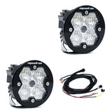 Squadron-R 2.0 Sport Black LED Auxiliary Light Pod Pair Wide Cornering Clear Yes 58-7805-2