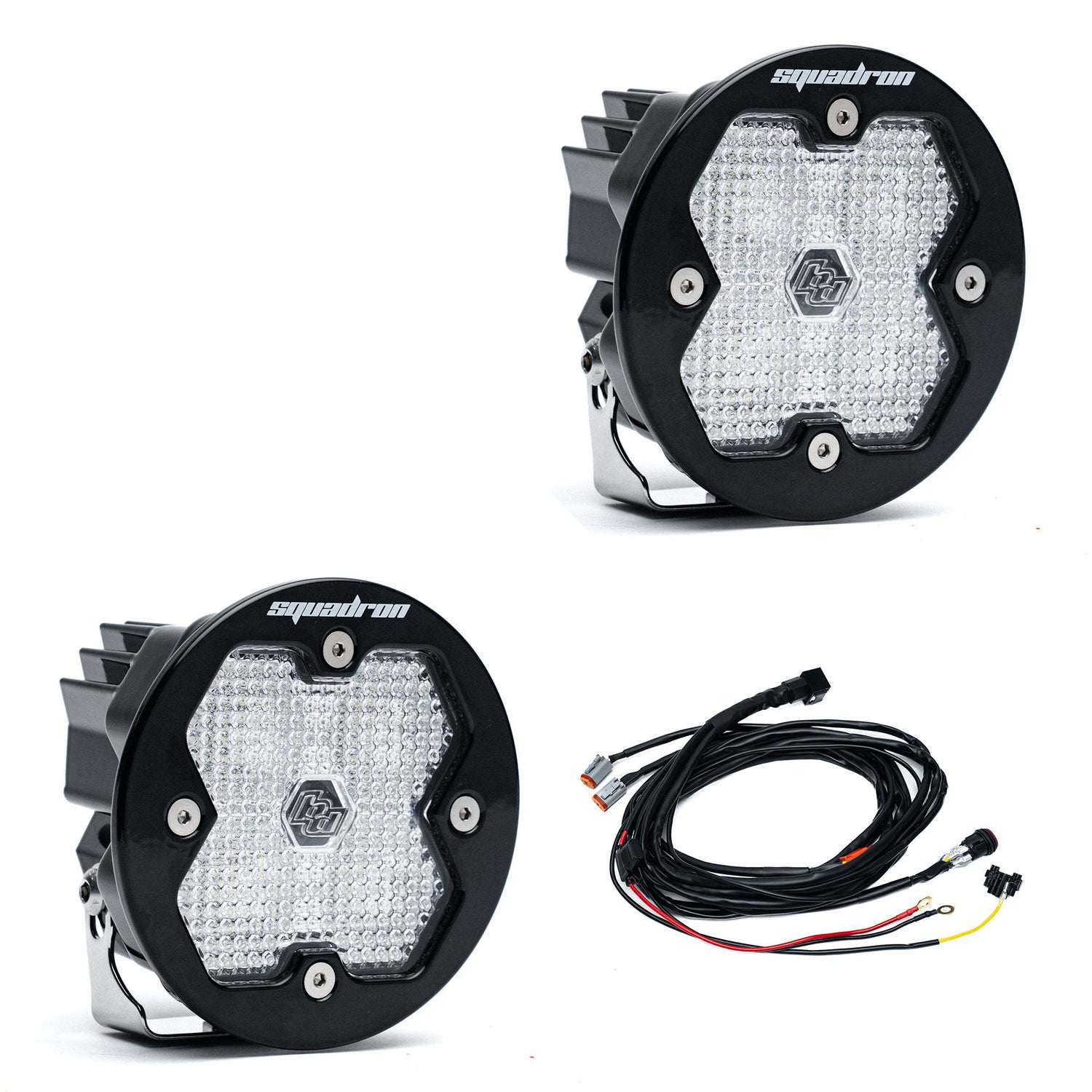 Squadron-R 2.0 Sport Black LED Auxiliary Light Pod Pair Work/Scene Clear Yes 58-7806-2