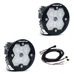Squadron-R 2.0 Sport Black LED Auxiliary Light Pod Pair Work/Scene Clear Yes 58-7806-2