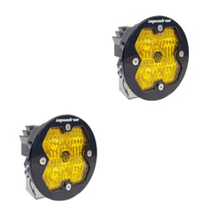 Squadron-R 2.0 Sport Black LED Auxiliary Light Pod Pair Wide Cornering Baja Amber No 58-7815-2NH