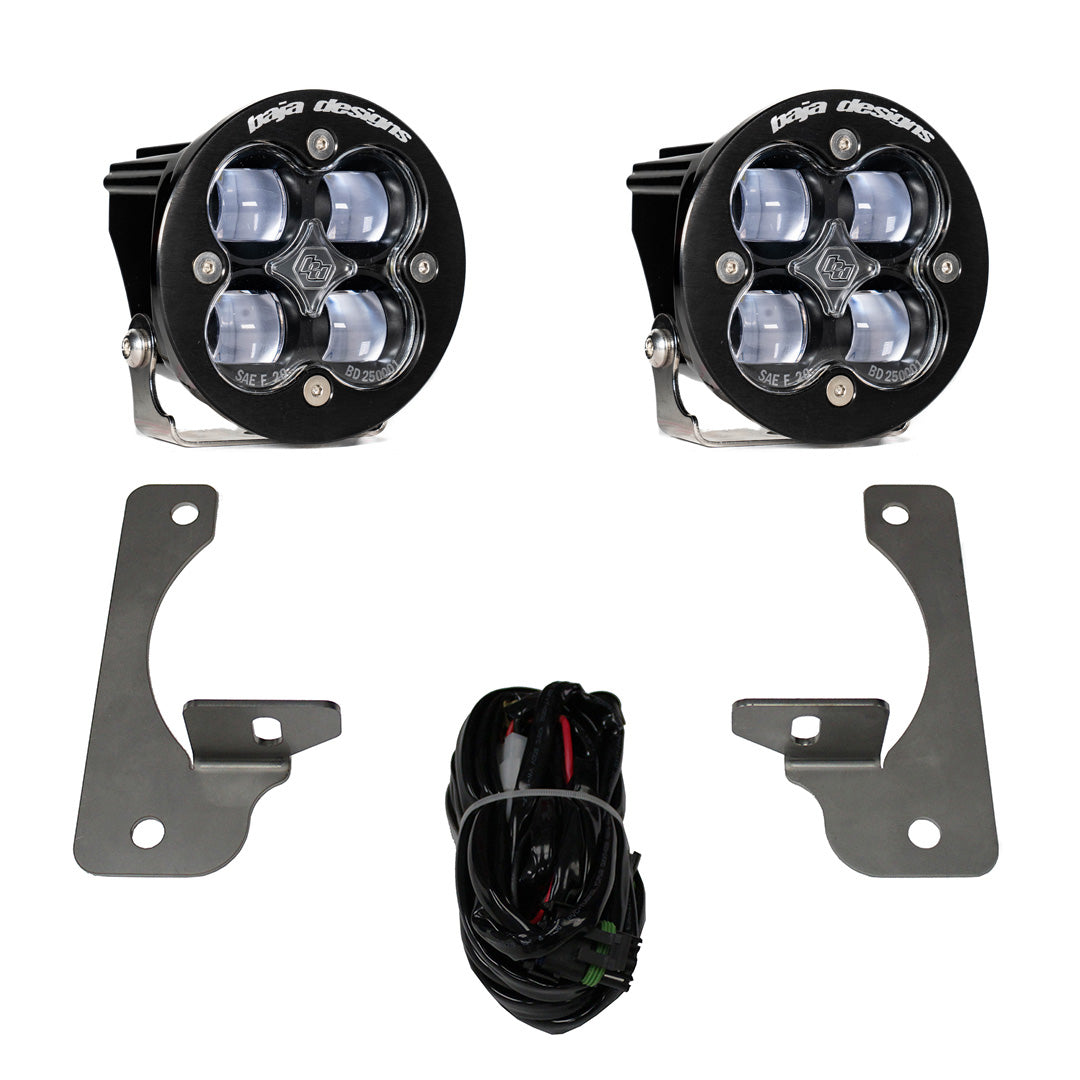 Squadron R SAE Fog Pocket Light Kit - Jeep 2010-18 Wrangler JK; NOTE: w/ Premium OE Bumper Clear 587524
