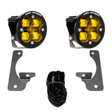 Squadron R SAE Fog Pocket Light Kit - Jeep 2010-18 Wrangler JK; NOTE: w/ Premium OE Bumper Baja Amber 587525