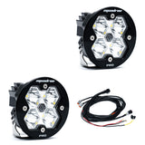 Squadron-R 2.0 Pro Black LED Auxiliary Light Pod Pair Spot Clear Yes Toggle On/Off 59-7801-2