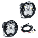 Squadron-R 2.0 Pro Black LED Auxiliary Light Pod Pair Driving/Combo Clear Yes Toggle On/Off 59-7803-2