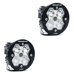 Squadron-R 2.0 Pro Black LED Auxiliary Light Pod Pair Driving/Combo Clear No 59-7803-2NH