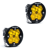 Squadron-R 2.0 Pro Black LED Auxiliary Light Pod Pair Driving/Combo Baja Amber No 59-7813-2NH