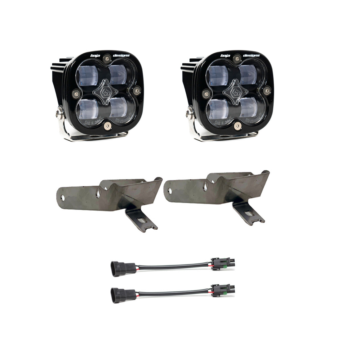 Ford Squadron SAE Fog Pocket Light Kit - Ford 1999-10 F-250/350 Super Duty Clear 630821
