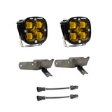 Ford Squadron SAE Fog Pocket Light Kit - Ford 1999-10 F-250/350 Super Duty Baja Amber 630822