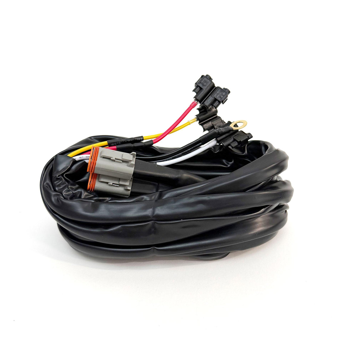 Dual Lead 4-pin Deutsch-style w/Hi/Low/Backlight Upfitter Harness 64-0064