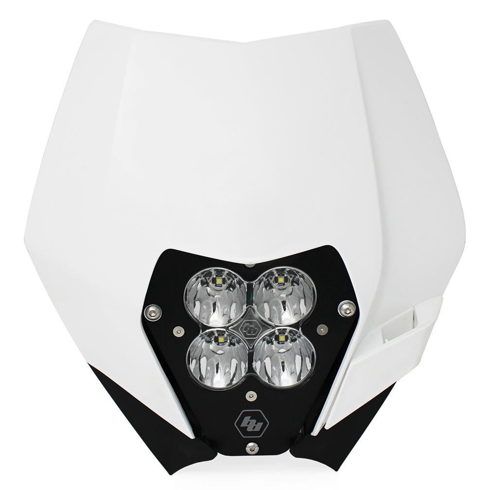KTM XL80 (D/C) Headlight Kit w/ '08-13 Shell - KTM 2008-13 250 XCF-W; 2012-13 350 EXC-F; 2009-10 400 XC-W; 2008-11 450 EXC-R; 2008-13 450 XC-W; 2012-13 500 EXC; 2012-13 500 XC-W; 2008-11 530 EXC-R/530 XC-W 677061