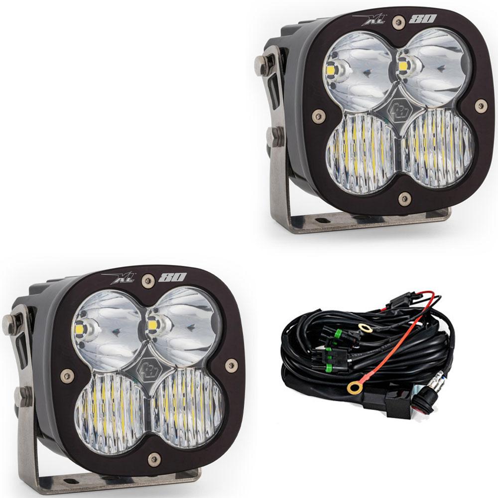 XL80 LED Auxiliary Light Pod Pair Driving/Combo Clear 677803