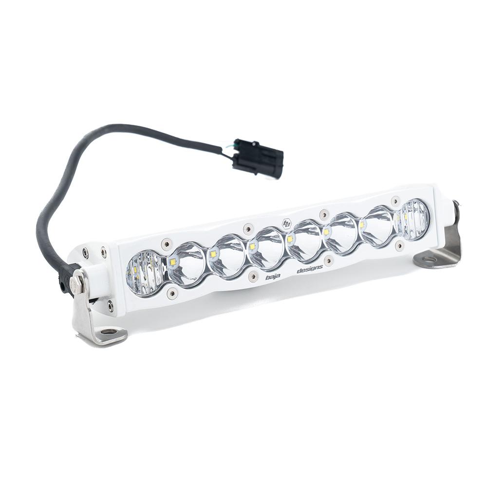 S8 White Straight LED Light Bar 10 Inch 701003WT