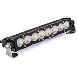 S8 Straight LED Light Bar Wide Cornering Clear 10 Inch 701004