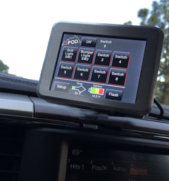 TJ Switch Panel 8 Circuit Source SE W/Touchscreen 97-06 Wrangler TJ sPOD 8-700-TS-TJ-GNJV