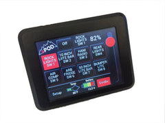 TJ Switch Panel 8 Circuit Source SE W/Touchscreen 97-06 Wrangler TJ sPOD 8-700-TS-TJ-GNJV