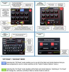 TJ Switch Panel 8 Circuit Source SE W/Touchscreen 97-06 Wrangler TJ sPOD 8-700-TS-TJ-GNJV