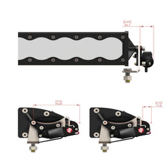 REFLEX™ Light Actuator Kit - OnX6+ Light Bar OnX6 Single (10" Length) 80-0011