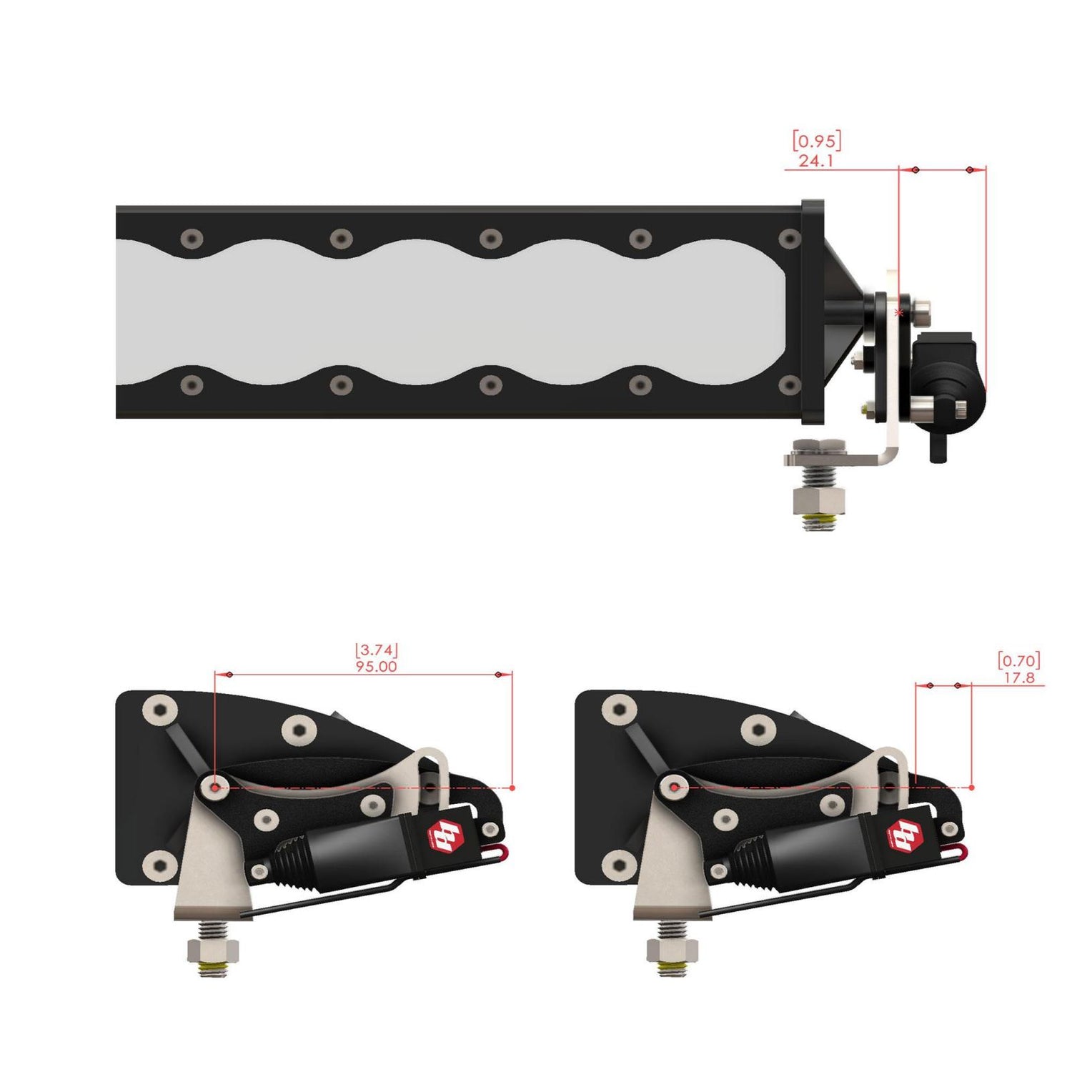 REFLEX™ Light Actuator Kit - OnX6+ Light Bar OnX6 Double (20