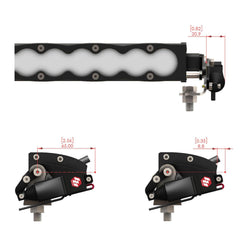 REFLEX™ Light Actuator Kit - S8 Light Bar S8 Single (10" Length) 80-0013