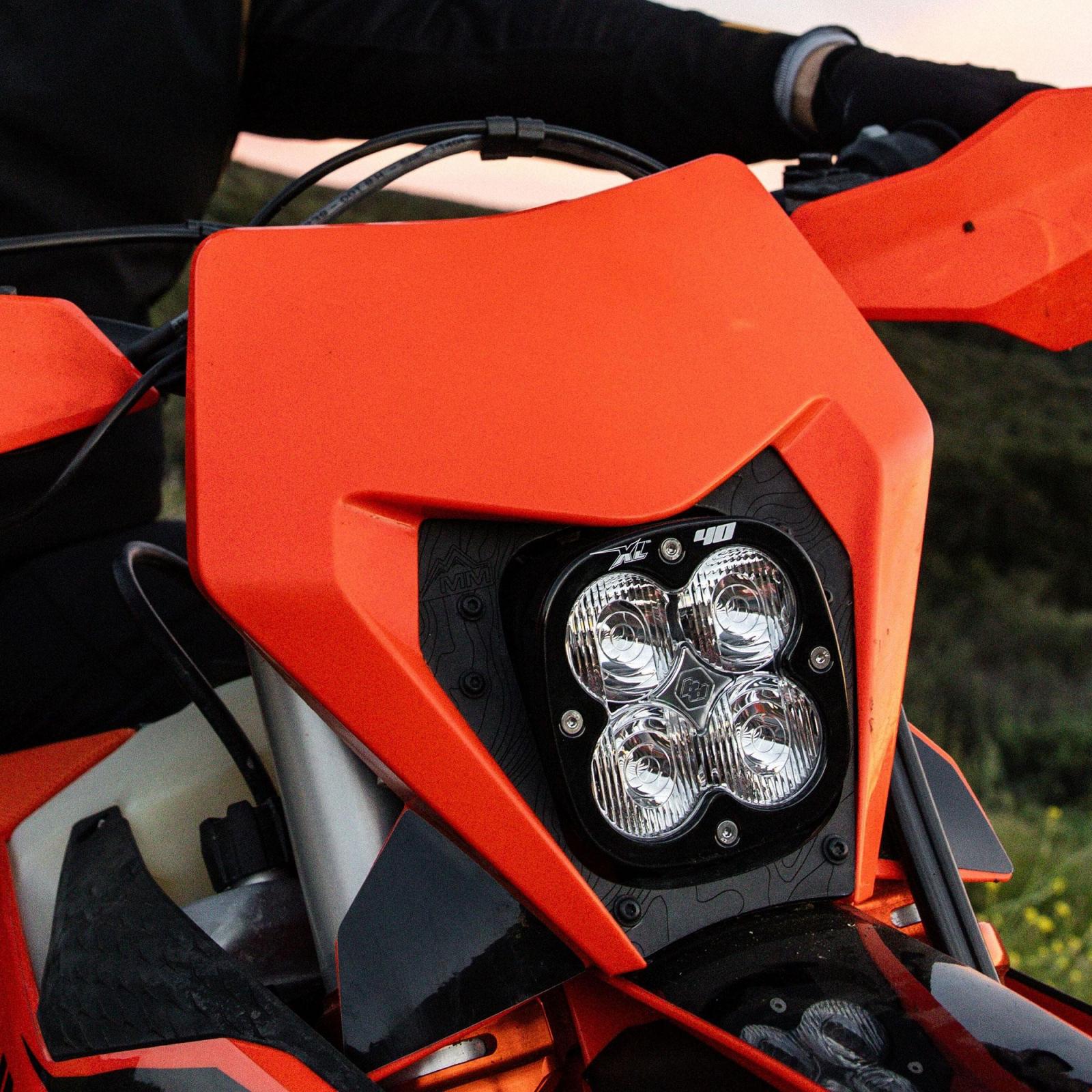 XL40 (D/C) LED Headlight Kit w/ Hi-Low Harness - KTM 350/500 EXC-F ('24-26) 82-1005