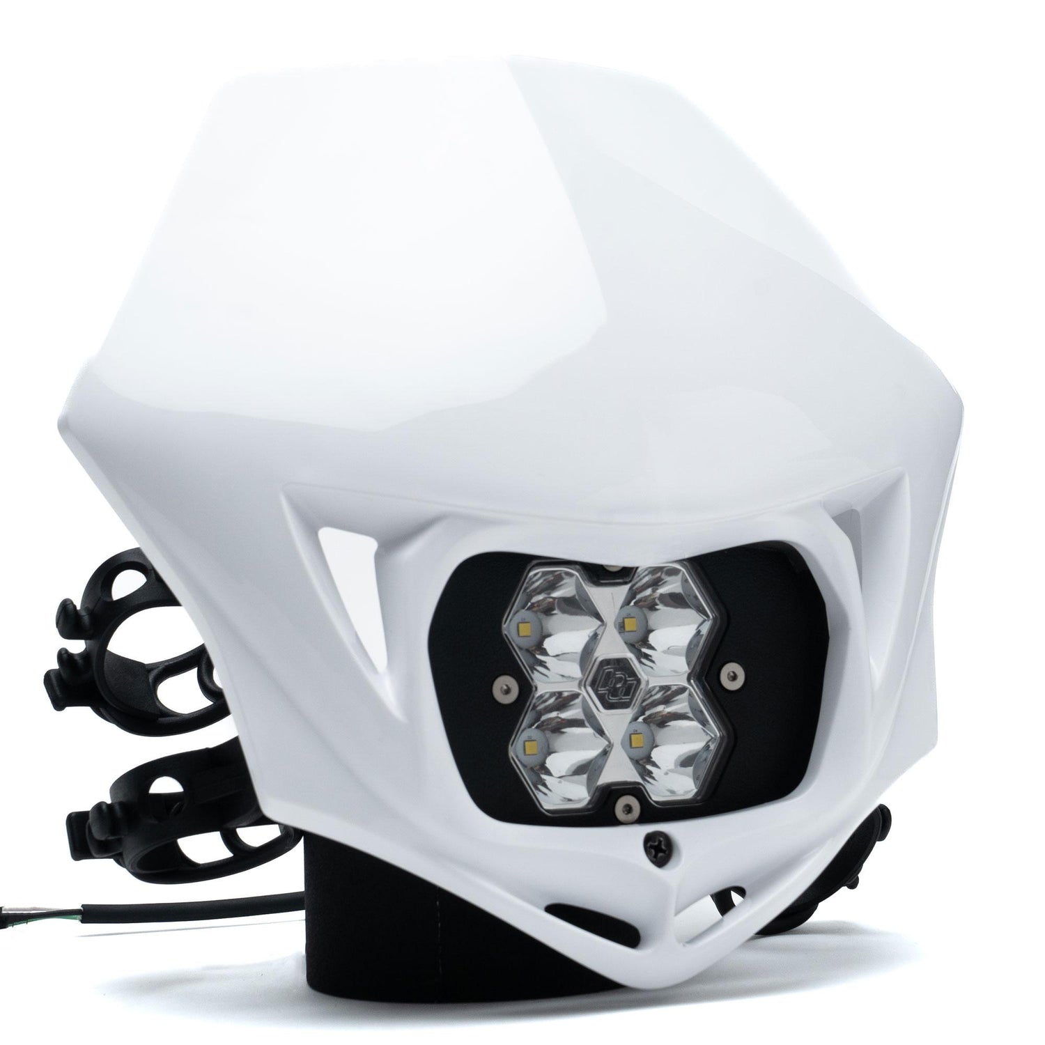 Squadron 2.0 Sport Motorcycle (D/C) LED Headlight Kit w/Shell White 84-7000-WT