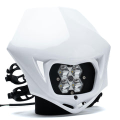 Squadron 2.0 Sport Motorcycle (D/C) LED Headlight Kit w/Shell White 84-7000-WT