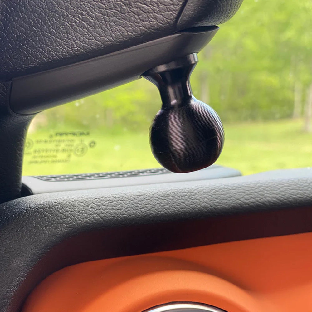 CMM A-Pillar 1 Inch Ball Mount Solution - Jeep 2024-On Wrangler JL; 2024-On Gladiator 2024-on 86-0218-GNJV