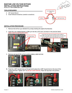 Bantam Low Voltage Bypass - Universal 860005-GNJV