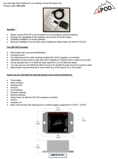 Low Side High Side Interface - Universal sPOD 860015-GNJV
