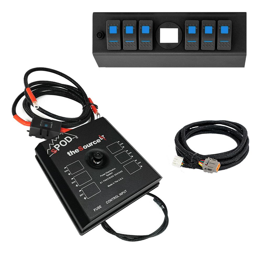 SourceLT w/ Genesis Adapter and Blue LED Switch Panel for JK 2009-2018 873140-GNJV