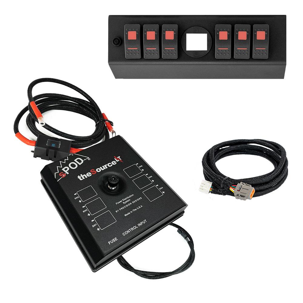 SourceLT w/ Genesis Adapter and Red LED Switch Panel for JK 2009-2018 873155-GNJV