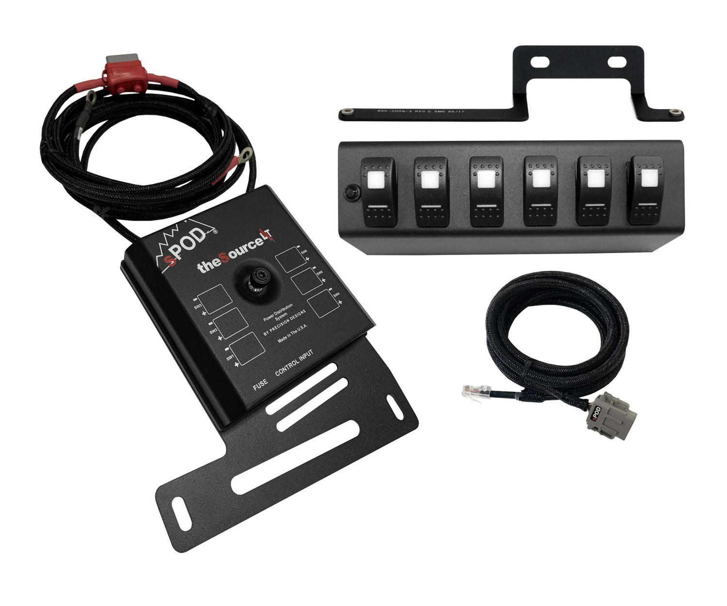 SourceLT w/ Red LED Switch panel for JK 2009-2018 873190-GNJV