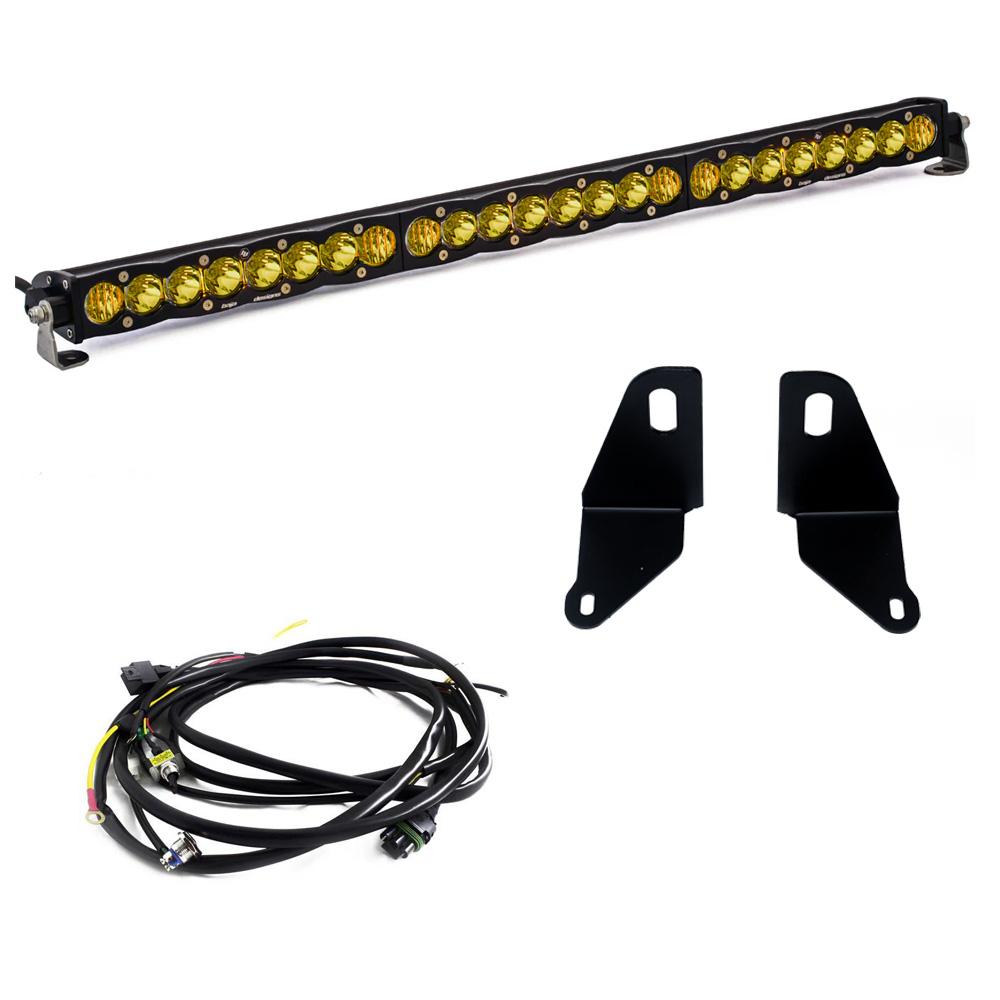 S8 30” Behind-the-Grille LED Light Bar Kit - 2022-2026 Chevrolet Silverado 1500 99-1020