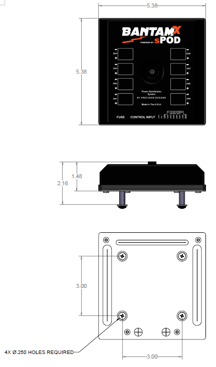 BantamX Touchscreen for Uni with 84 Inch battery cables BXTSBUNI84-GNJV