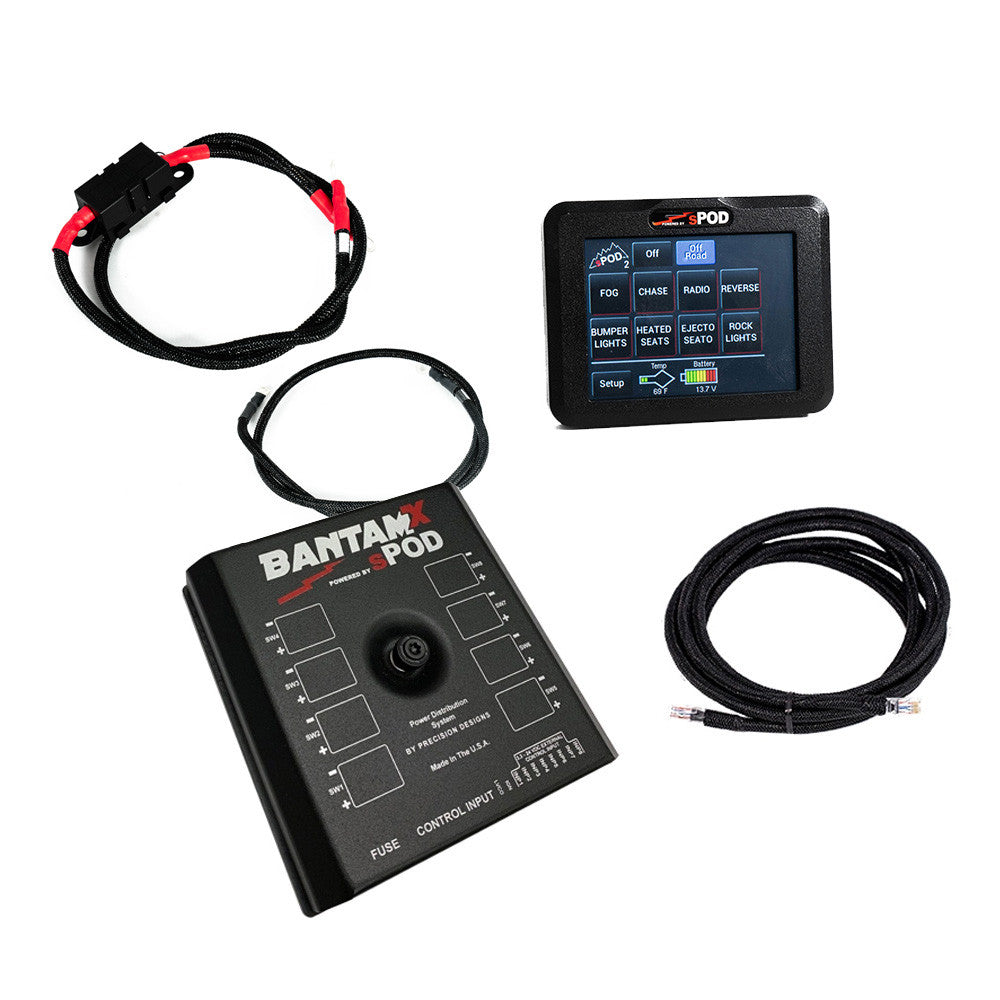 BantamX Touchscreen for Uni with 84 Inch battery cables BXTSBUNI84-GNJV
