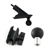CMM A-Pillar Ball Mount/Double Socket Short Arm Extension/1-inch Ball Mount Package for sPOD Controllers - Jeep JL/JT 2018-23 200244_860245_860215_kit