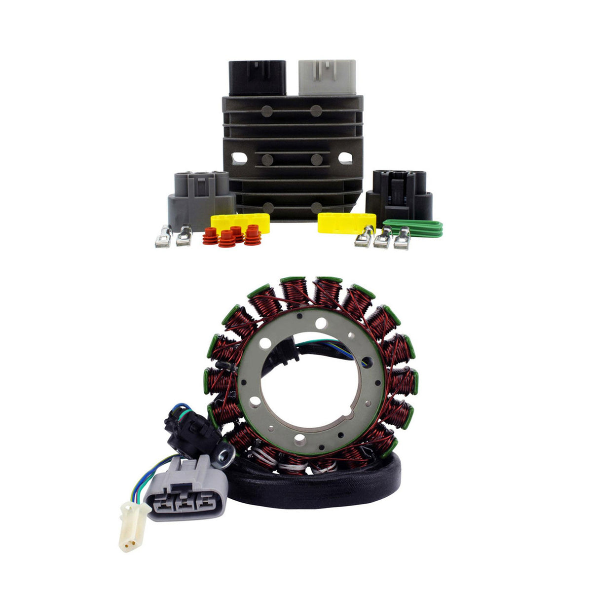 250W AC to DC Lighting Stator/Voltage Regulator Charging System Conversion Upgrade Kit - Honda XR650R ‘00-07 99-1004