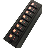 JK Add-On Switch Panel For 8-Circuit SE System - Jeep 2009-2018 Wrangler JK Amber 860865-GNJV