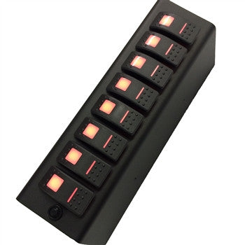 JK Add-On Switch Panel For 8-Circuit SE System - Jeep 2009-2018 Wrangler JK Amber 860865-GNJV