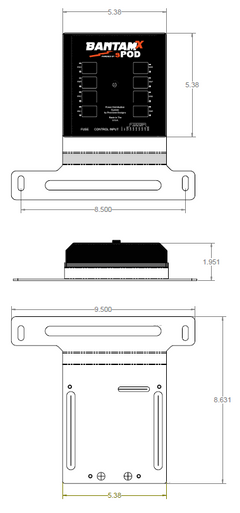BantamX Touchscreen - Jeep JL/JT 870040-GNJV