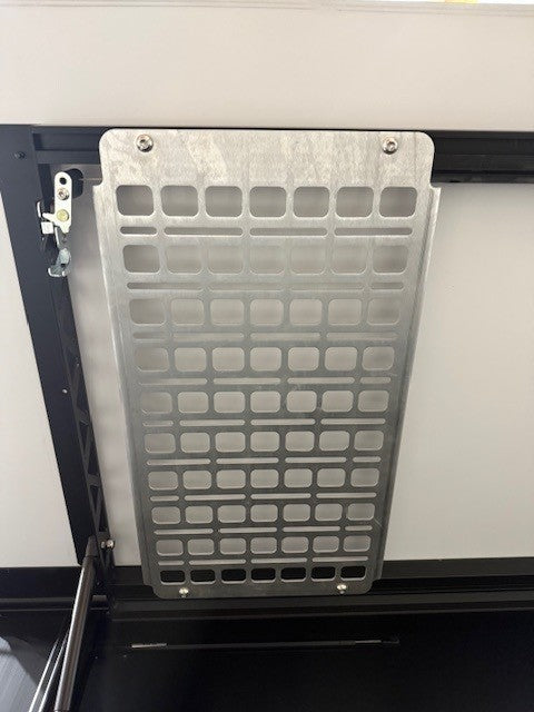 Molle panelattached to a Camper t-rail
