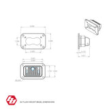 S2 Flush Mount Bezel Kit - Universal 66-0013