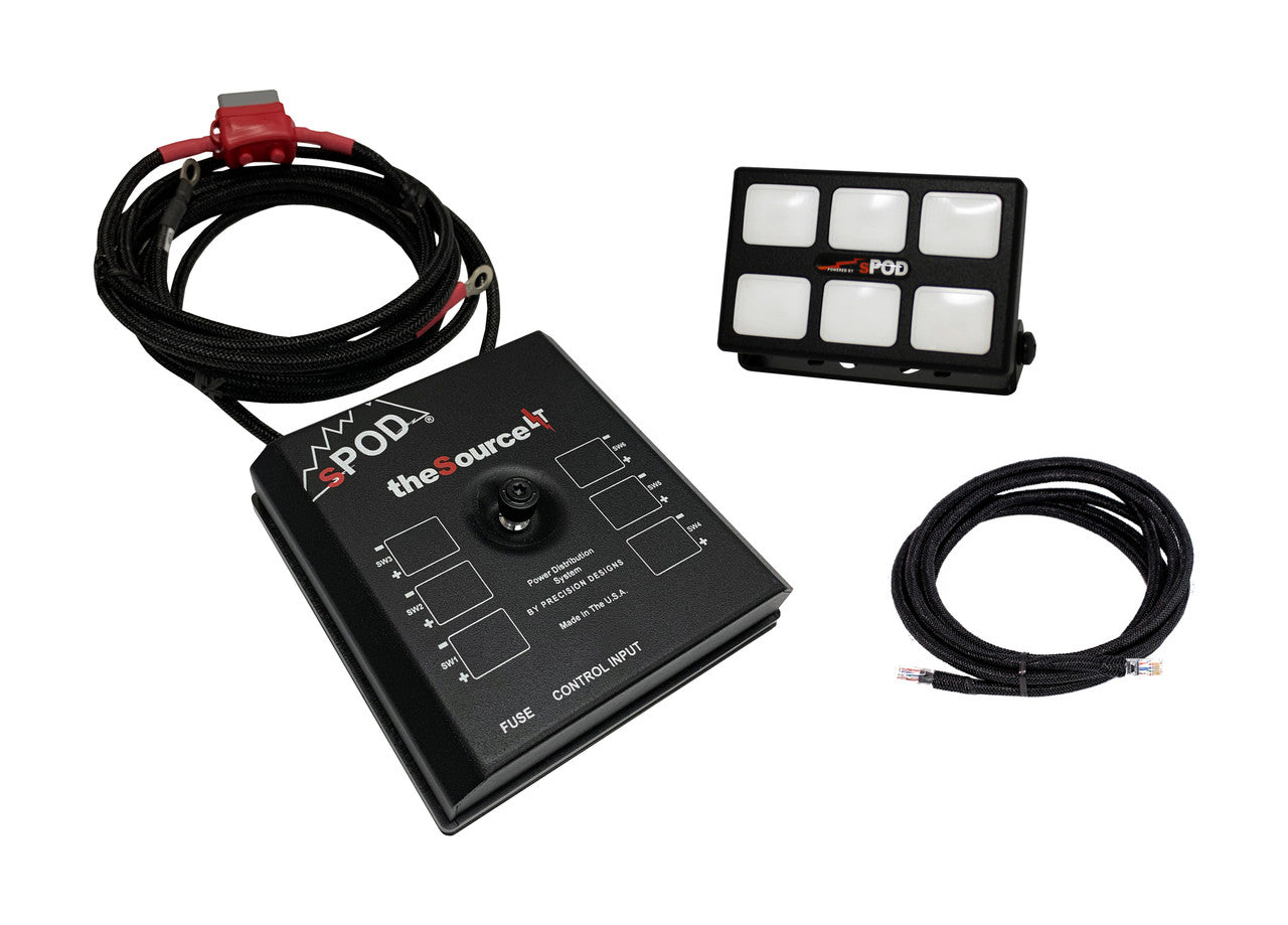 SourceLT w/ Mini6 for Universal w/ 84 Inch Battery Cables sPods SLM6UNI84-GNJV
