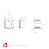Squadron Flush Mount Bezel Kit - Universal 66-0010