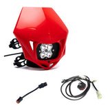 Squadron 2.0 Sport (D/C) Universal Headlight w/Shell / Wiring Harness Package - Honda CRF450R 2009 BD-hon-450r-09-bundle