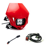 Squadron 2.0 Sport (D/C) Universal Headlight w/Shell / Wiring Harness Package - Honda CRF250R/450R 2013-2016 BD-hon-250r450r-13-16-bundle